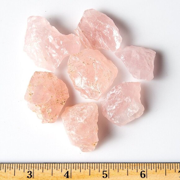 11 lbs Rough Rose Quartz Natural Pink Gemstone Crystals Mineral Bulk Rock Tumble - Picture 4 of 8